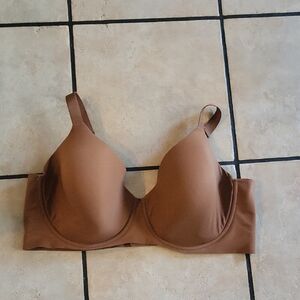 aerie Smooth Molded Bra in Brown/Tan